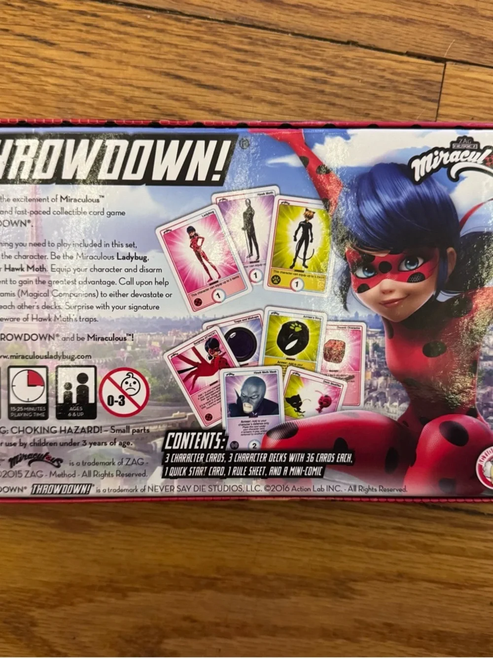 Miraculous Throwdown Card Game Ladybug Cat Noir Complete